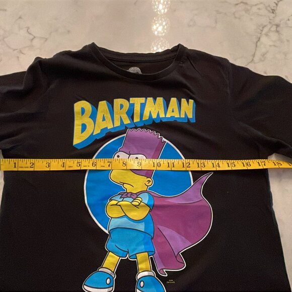 Bartman Shirt Size L Youth (14) - Bart Simpson - Picture 8 of 9